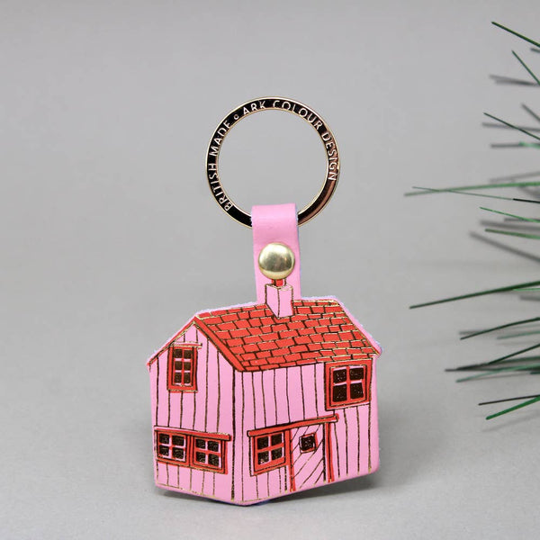 Log Cabin Key Fob | Ark Colour Design