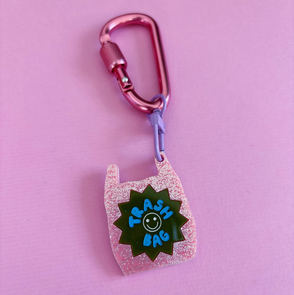 Trash Bag Carabiner Keyring | Studio Flos