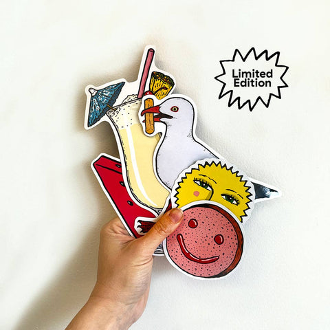 Summer Fun Magnets | Billie Justice Thomson