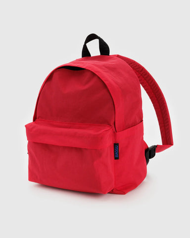 Baggu | Medium Nylon Backpack | Candy Apple