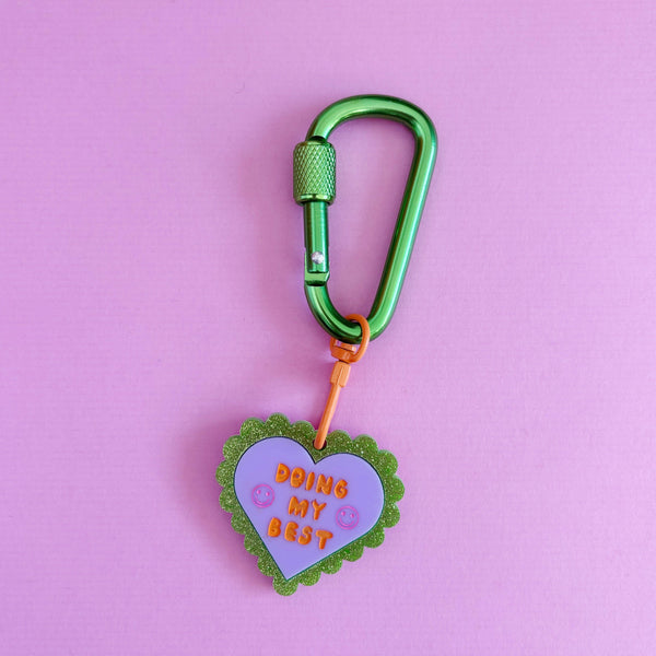 Doing My Best Carabiner Keyring | Studio Flos