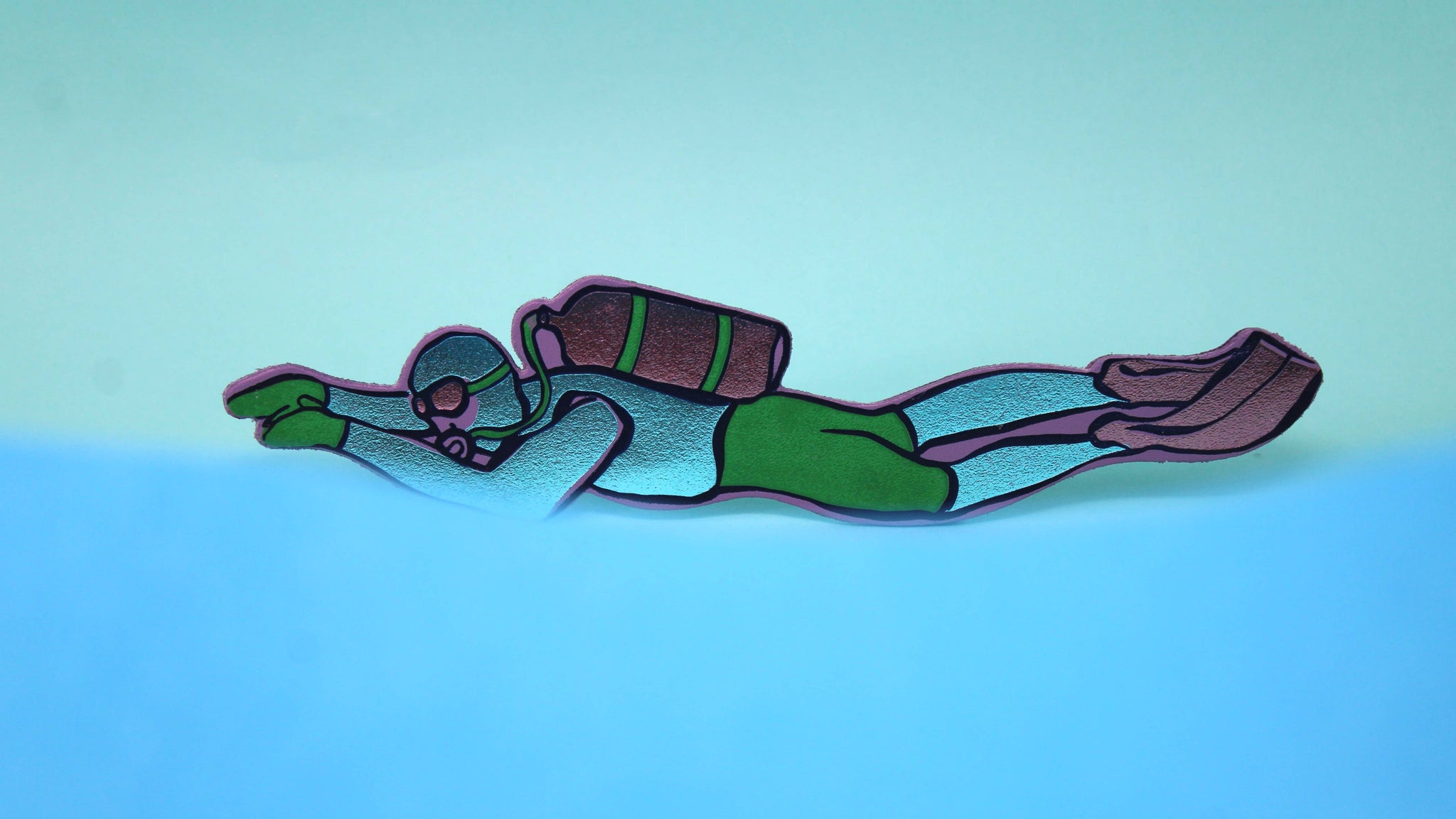 Scuba Diver Bookmark | Ark Colour Design