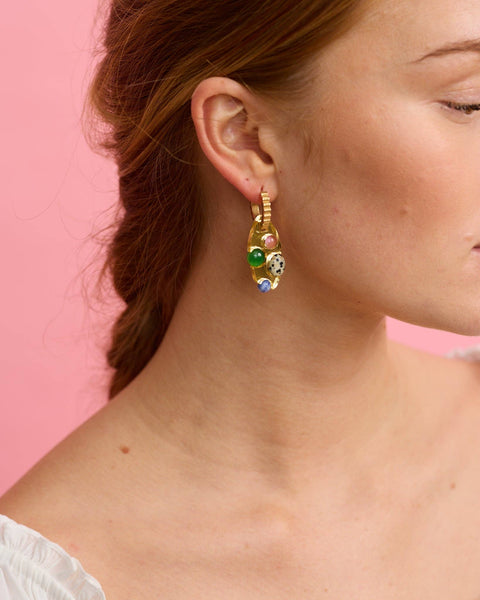 Athena Earrings - Gold | Martha Jean