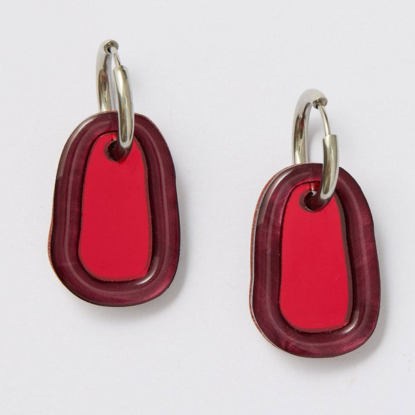 Cora Earrings - Plum | Martha Jean