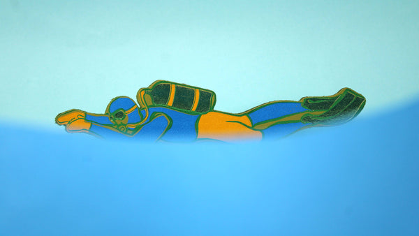 Scuba Diver Bookmark | Ark Colour Design