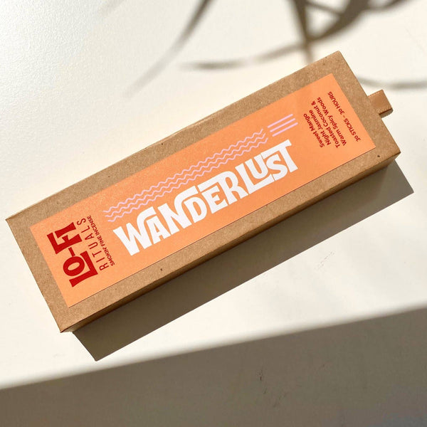 WANDERLUST | Incense | Warm Woods, Mango, Jasmine, Coconut | Lo-Fi Rituals