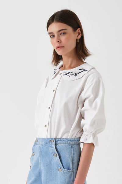 Bella Blouse - WHITE  | Seventy + Mochi