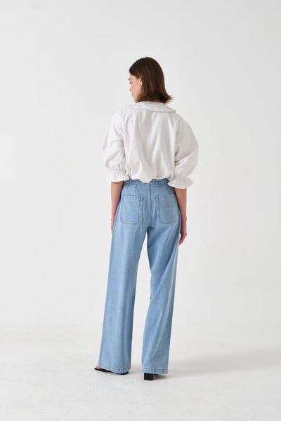 Bella Blouse - WHITE  | Seventy + Mochi