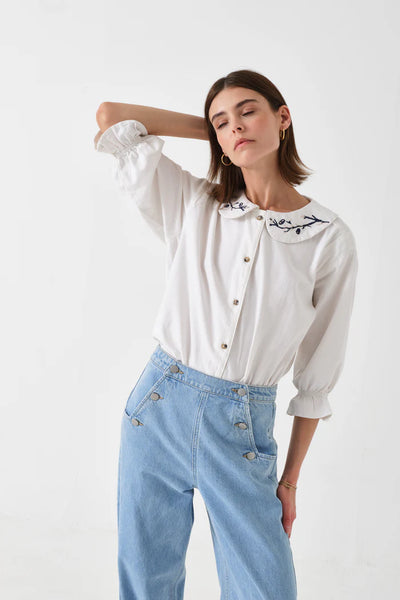 Bella Blouse - WHITE  | Seventy + Mochi