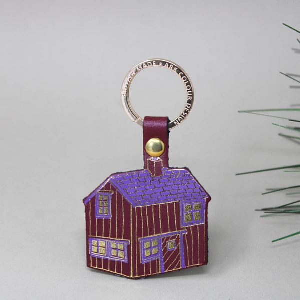 Log Cabin Key Fob | Ark Colour Design