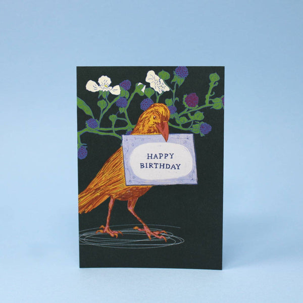 Happy Birthday Bird A6 Greetings Card | Ark Colour Design