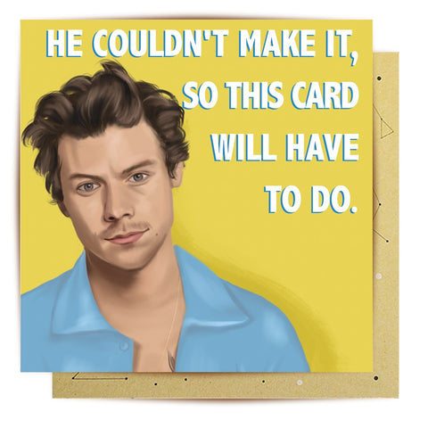 He Couldn’t Make It Greeting Card | La La Land
