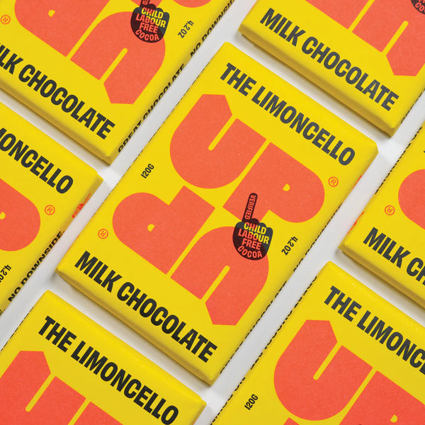 UP UP Limoncello Milk 120G | Up Up Chocolate
