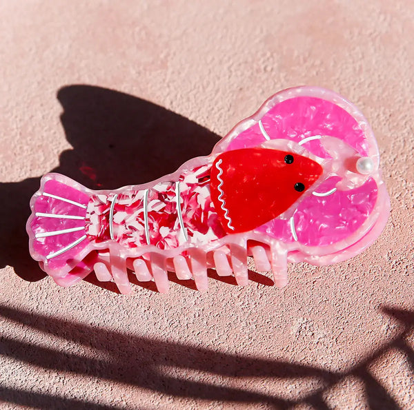 Lobster Hair Claw Pink | Kingston Jewellery