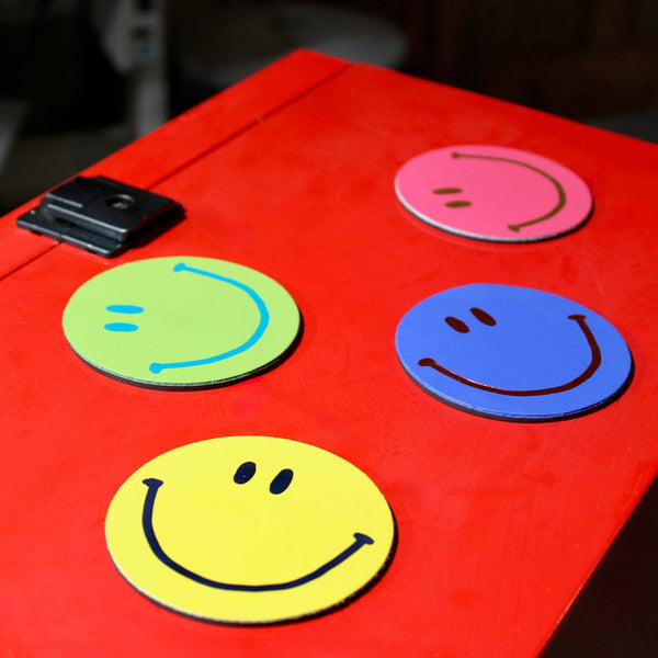 Happy Face Magnet - Assorted | Ark Colour Design