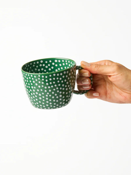 CHINO MUG GREEN SPRINKLE | Jones & Co