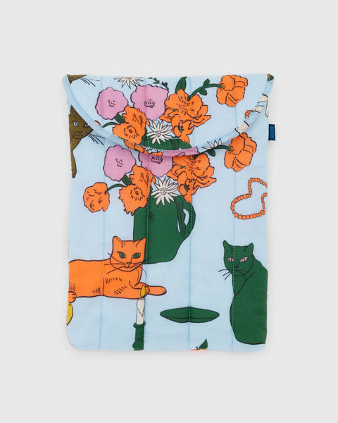 Baggu | Puffy Laptop Sleeve 13"/14" | TABLE CATS