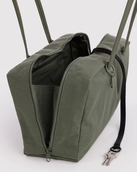 Baggu | Medium Nylon Bowler Bag | Caper