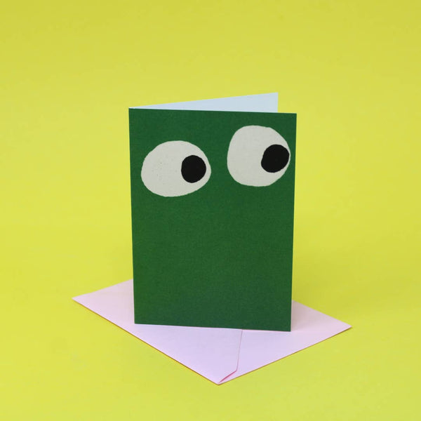 Googly Eye Mini Greetings Card | Ark Colour Design