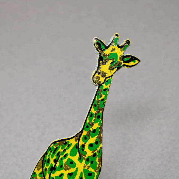 Giraffe Shaped Leather Bookmark | Ark Colour Design