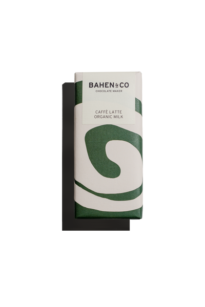 Caffe Latté Organic Milk Chocolate Bar | Bahen & Co