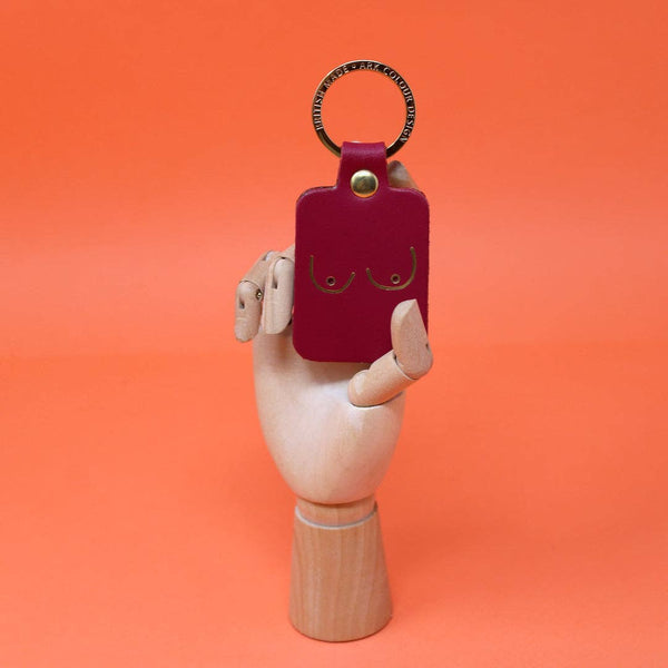 Boob Leather Key Fob | Ark Colour Design