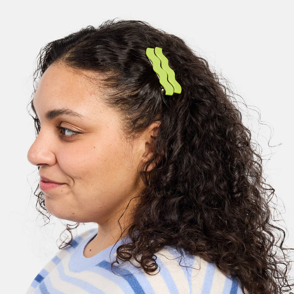 Allie Clips in Lime | Chunks