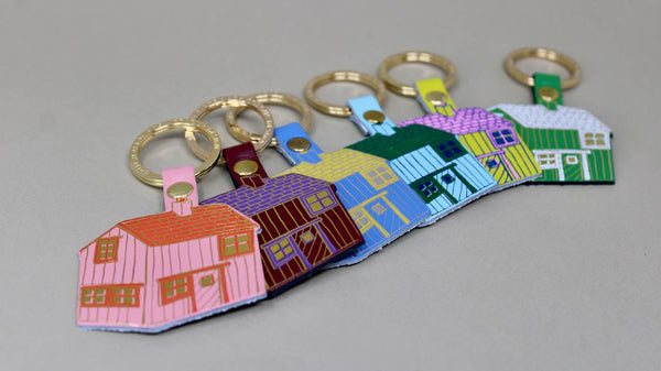 Log Cabin Key Fob | Ark Colour Design
