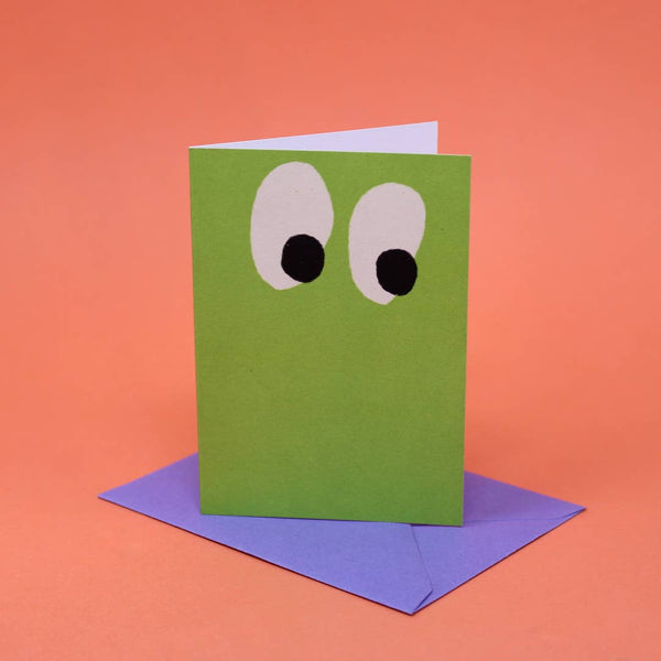 Googly Eye Mini Greetings Card | Ark Colour Design