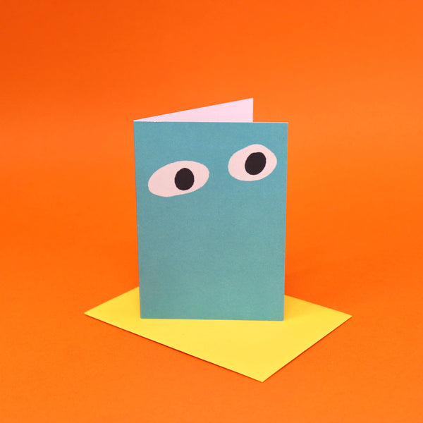 Googly Eye Mini Greetings Card | Ark Colour Design