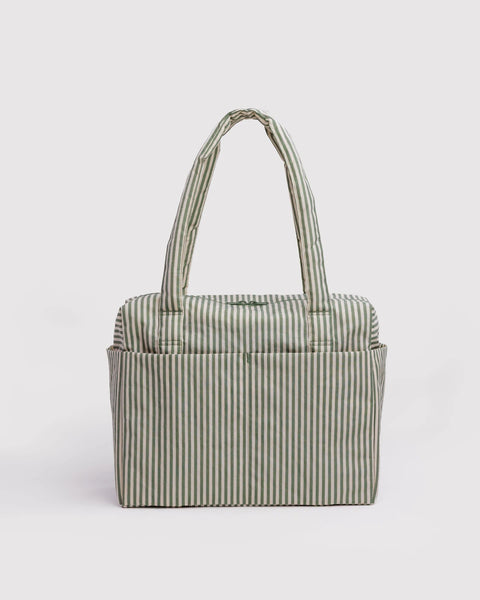 Baggu | Small Cloud Carry-On | Sage Stripe