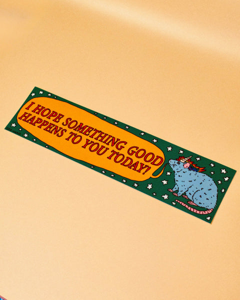 Something Good Rat Unicorn Bumper Sticker | Odd Hand Co