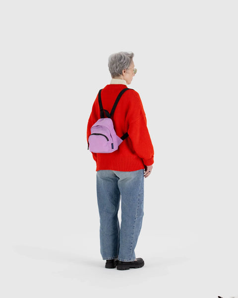 Baggu | Mini Nylon Backpack | PEONY