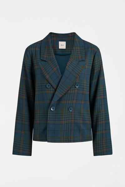 Seine Jacket | Elk The Label | Teal Plaid