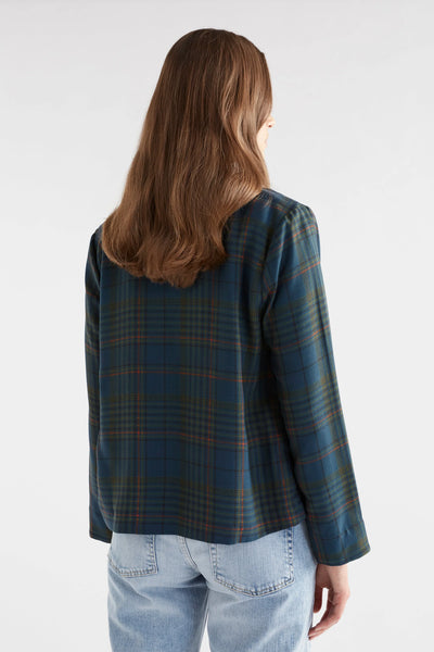 Seine Jacket | Elk The Label | Teal Plaid