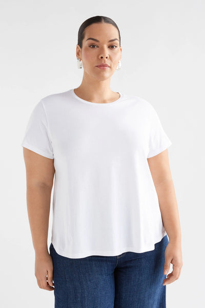 A-Line Tee | Elk The Label | White