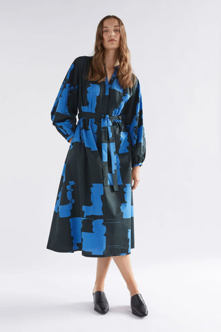 Deze Dress | Elk The Label | Blue Rolla Print