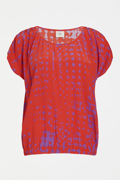 Filma Top | Elk The Label | Red Aero Print