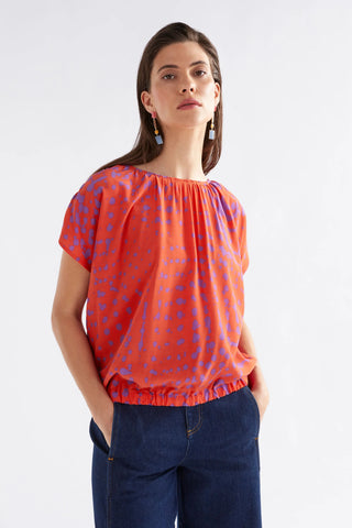 Filma Top | Elk The Label | Red Aero Print