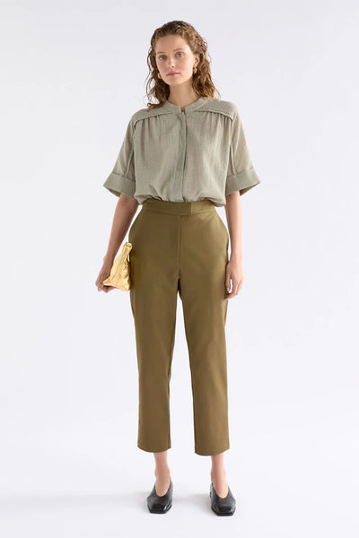 Porta Shirt - Olive Stripe | Elk The Label