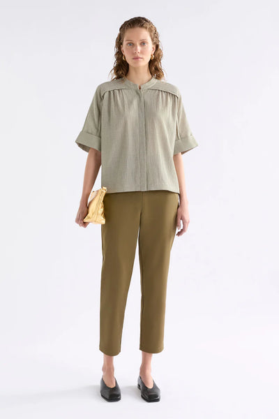 Porta Shirt - Olive Stripe | Elk The Label