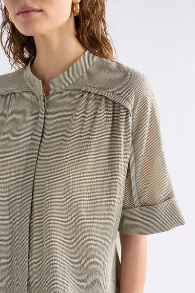 Porta Shirt - Olive Stripe | Elk The Label