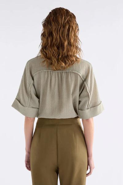 Porta Shirt - Olive Stripe | Elk The Label