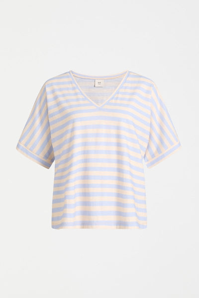 Seter Tee - Pearl Blue/Natural | Elk The Label
