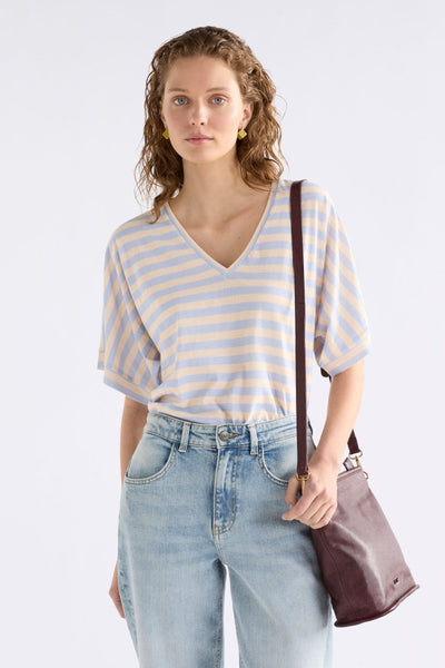 Seter Tee - Pearl Blue/Natural | Elk The Label