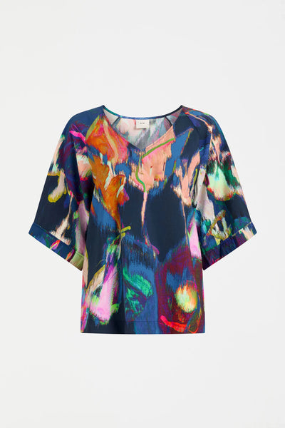 Moda V Neck Top | Elk The Label | Vaara Print