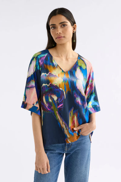 Moda V Neck Top | Elk The Label | Vaara Print