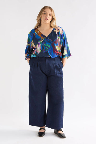 Moda V Neck Top | Elk The Label | Vaara Print