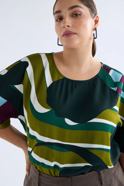 KOBAII TOP - STRIBE PRINT | Elk The Label