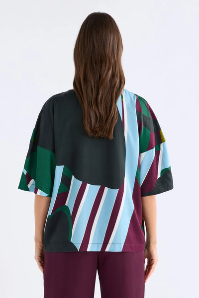 KOBAII TOP - STRIBE PRINT | Elk The Label